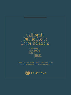 cover image of California Public Sector Labor Relations